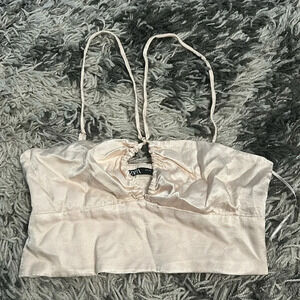 Pale Pink Zara Crop Top